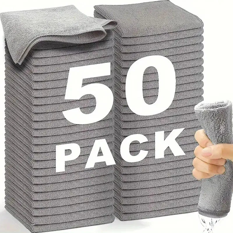 Bamboo Charcoal Fiber Cleaning Cloth – Super Absorbent & Oil-Resistant