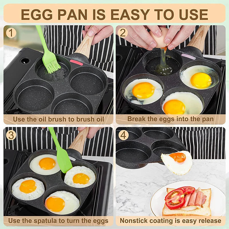 Pancake & Egg Frying Pan – Non-Stick Breakfast Pan with Handle