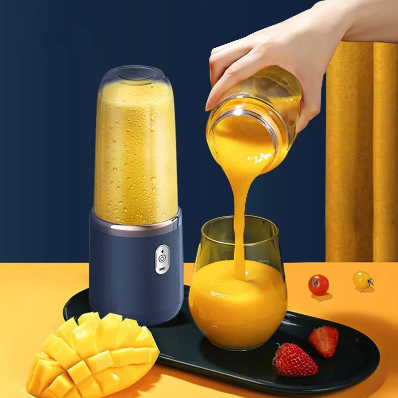 Portable Rechargeable Juice Extractor – Fresh Juice Anytime, Anywhere!