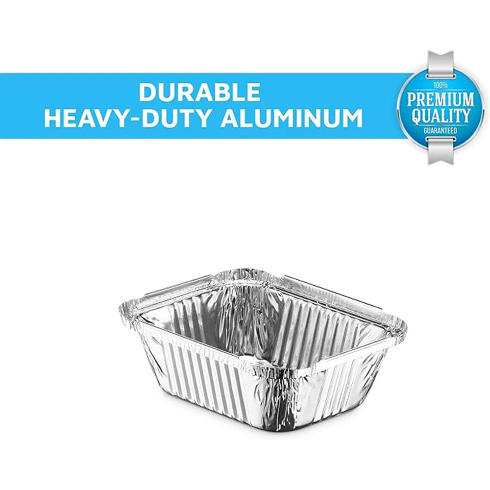 Disposable Aluminum Foil Pans with Clear Lids