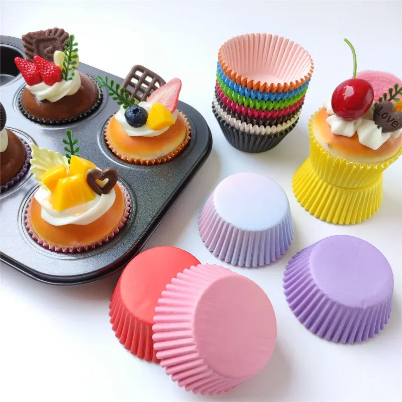 Mixed Colour Baking Cups – Perfect for Cupcakes, Muffins & More