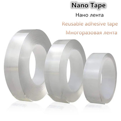 Reusable Transparent Double-Sided Tape