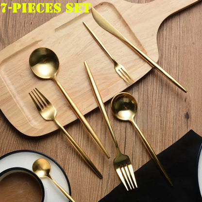 Gold Cutlery Set