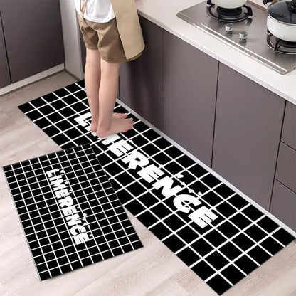 Tableware Pattern Floor Mat