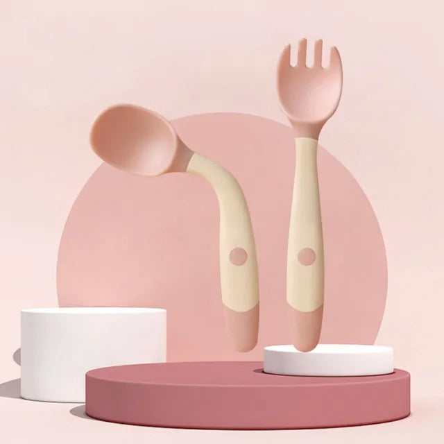 Silicone Spoon for Baby Utensils Set