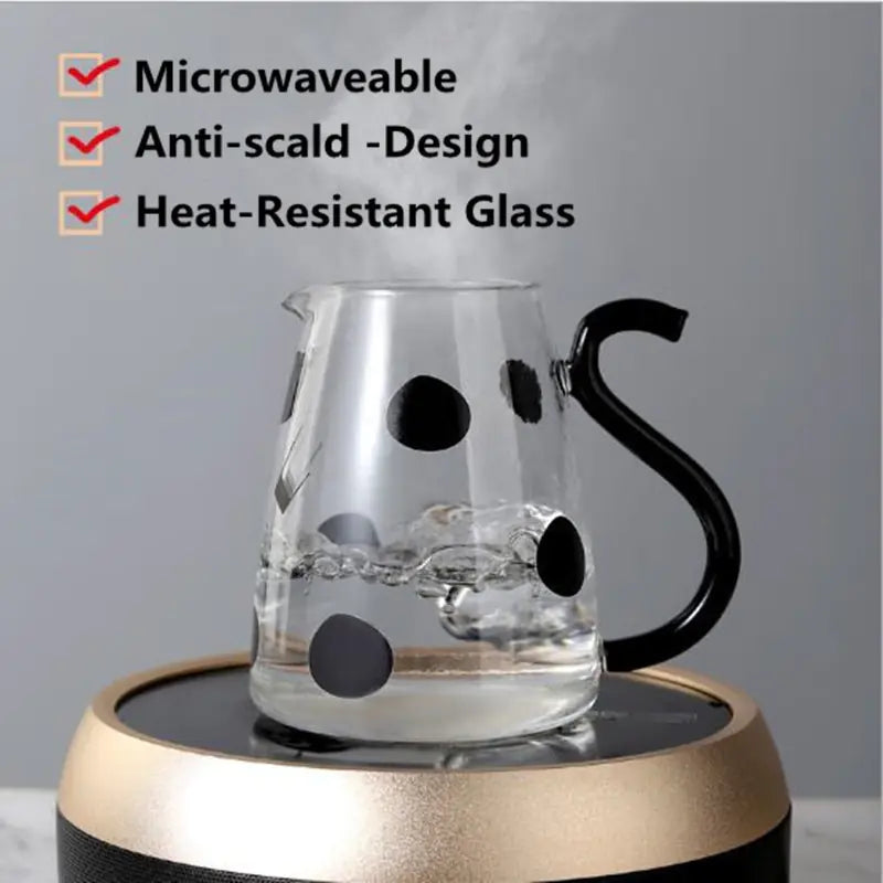 Clear Heat-Resistant Glass Jug