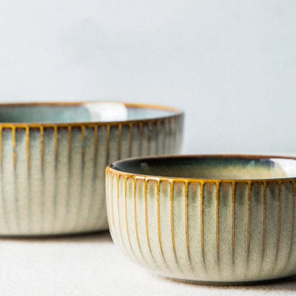 Japanese Ceramic Plates & Rice Bowl