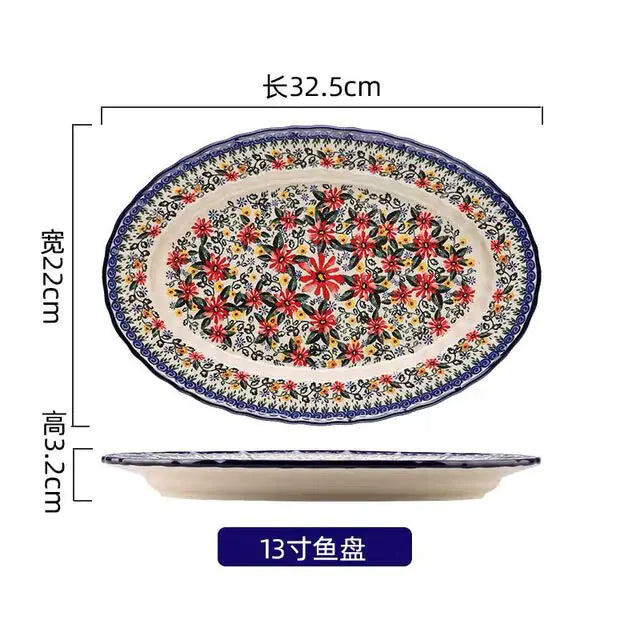 Polish Bowl and Plate Ceramic Tableware