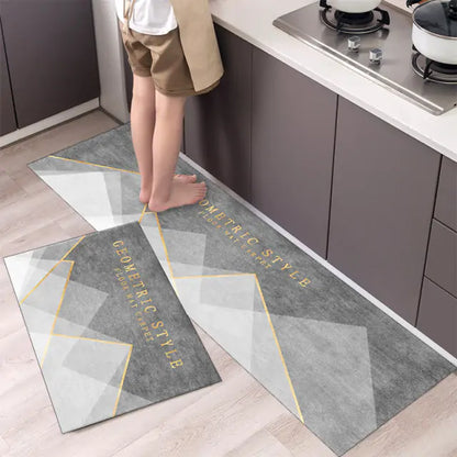 Tableware Pattern Floor Mat