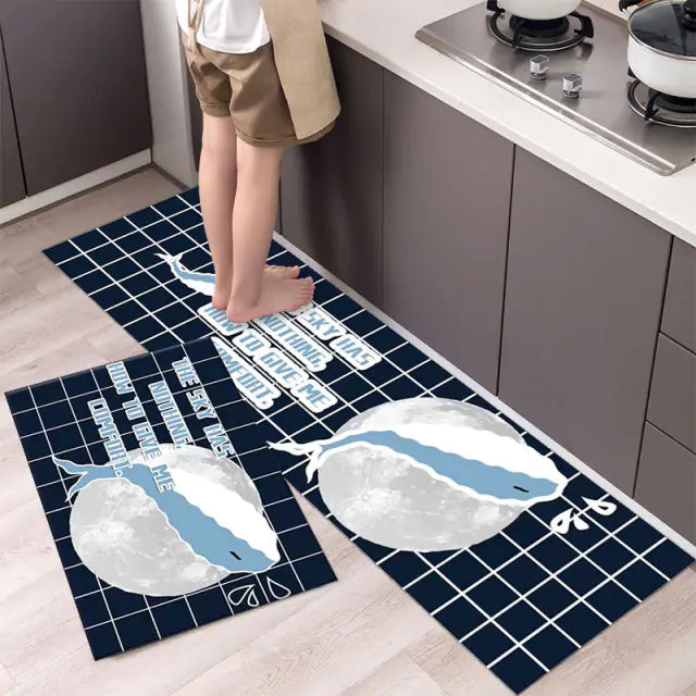 Tableware Pattern Floor Mat