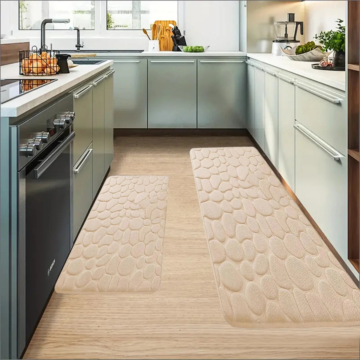 Large Size Non-Slip Kitchen Carpet – Soft, Absorbent & Machine Washable Kitchen Floor Mat