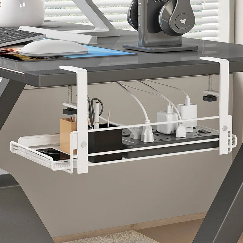 Multi-Functional No-Punch Desk & Kitchen Storage Shelf