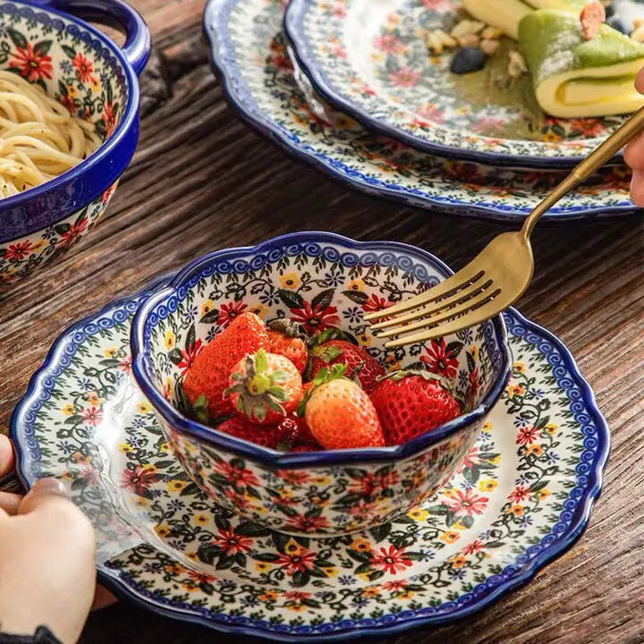 Polish Bowl and Plate Ceramic Tableware