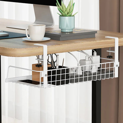 Multi-Functional No-Punch Desk & Kitchen Storage Shelf