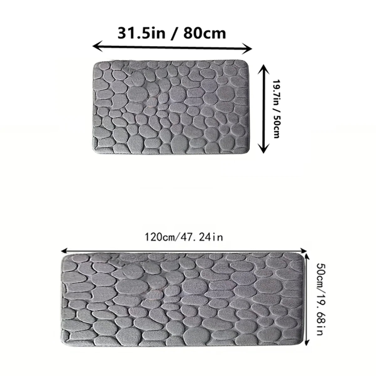 Large Size Non-Slip Kitchen Carpet – Soft, Absorbent & Machine Washable Kitchen Floor Mat
