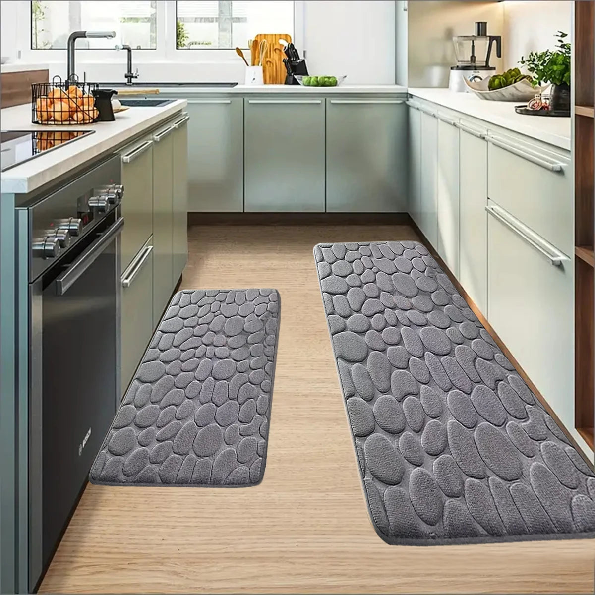 Large Size Non-Slip Kitchen Carpet – Soft, Absorbent & Machine Washable Kitchen Floor Mat
