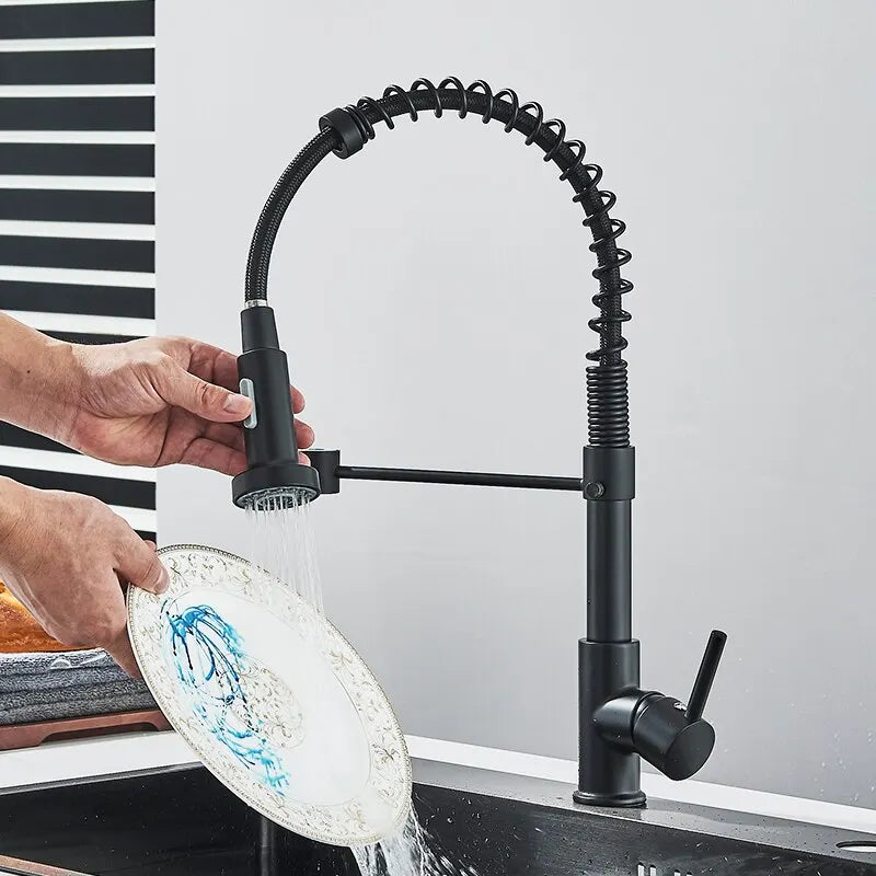 Matte Pull-Down Kitchen Tap  – Stylish, Versatile & Durable