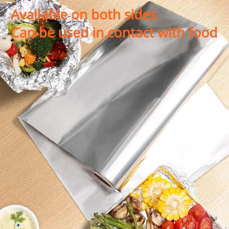 Aluminium Foil – 10/20/40M Food-Grade Wrap for Baking, Airfryer, Oven, BBQ & Catering