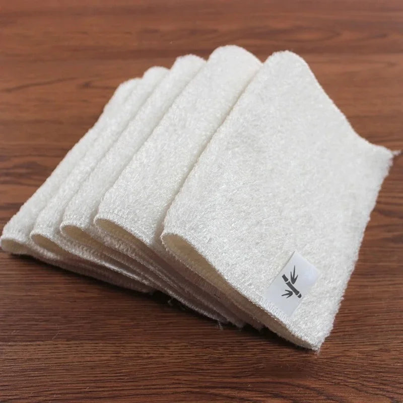 Eco-Friendly Bamboo Fiber Kitchen Dish Cloth – Reusable & Soft