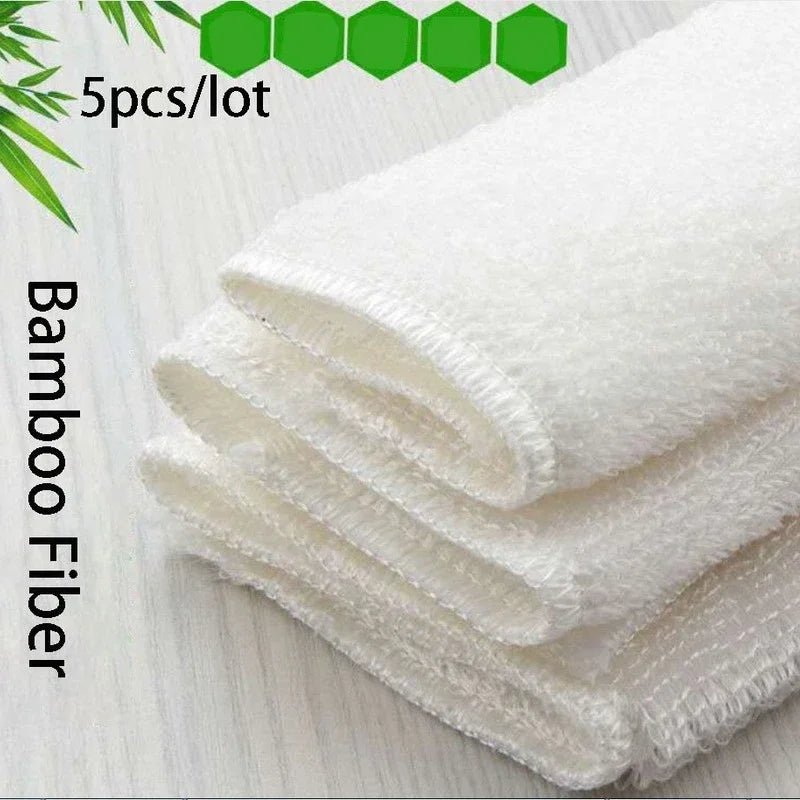 Eco-Friendly Bamboo Fiber Kitchen Dish Cloth – Reusable & Soft