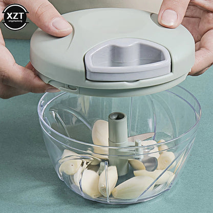 Multifunctional Garlic Stirrer & Manual Meat Grinder