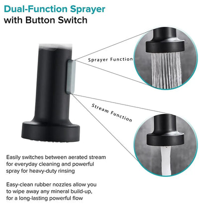 Matte Pull-Down Kitchen Tap  – Stylish, Versatile & Durable