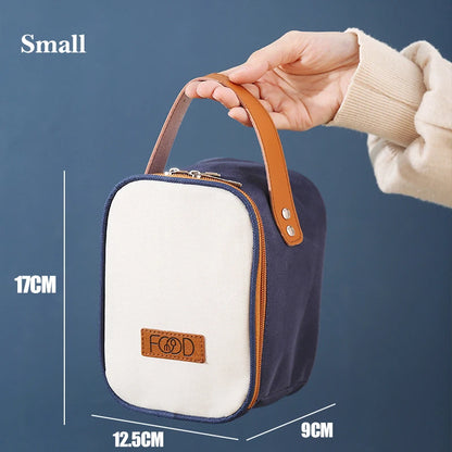 304 Stainless Steel Leakproof Bento Box for Kids, with Lunch Bag and Folding Spoon