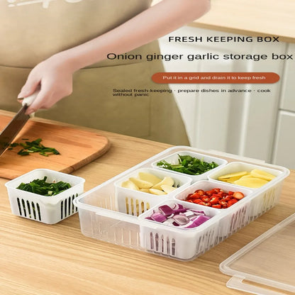 Box Kitchen Gadget Garlic Fresh-keeping Box Storage Container