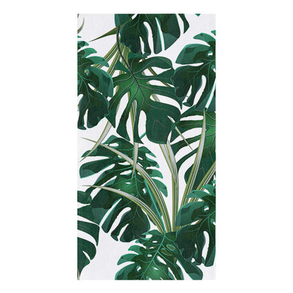 Tropical Jungle Leaves Monstera Green Kitchen Towel