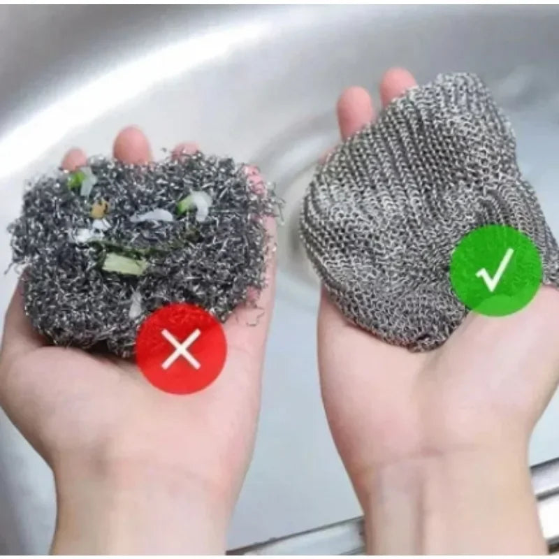 Eco-Friendly Nylon Kitchen Scouring Pad - Hygienic & Durable Cleaning Solution