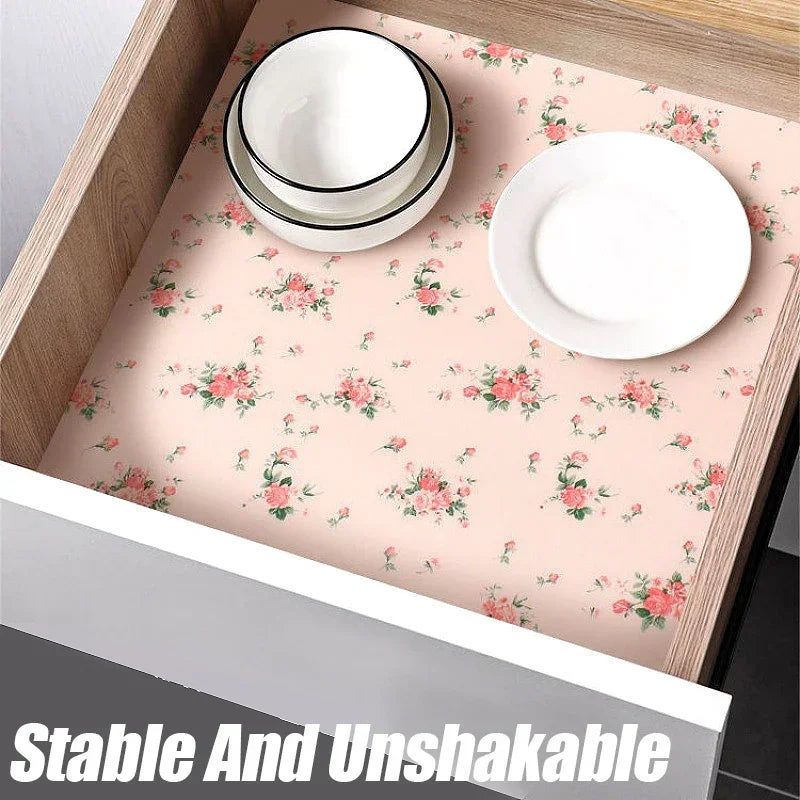 Printed Cabinet Mat Paper - Moisture-Proof & Waterproof Drawer Liner