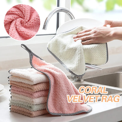 Non-stick Hand Oil Kitchen Rags - Multifunctional Cleaning Cloths