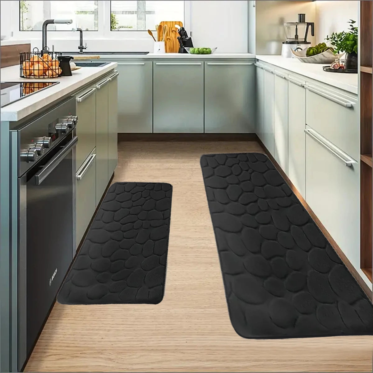 Large Size Non-Slip Kitchen Carpet – Soft, Absorbent & Machine Washable Kitchen Floor Mat
