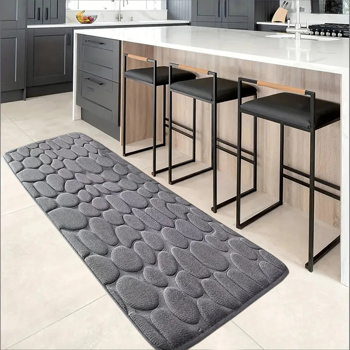 Large Size Non-Slip Kitchen Carpet – Soft, Absorbent & Machine Washable Kitchen Floor Mat