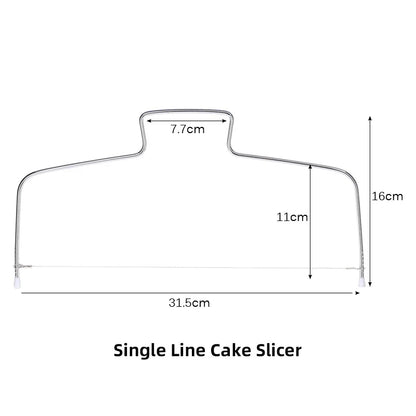 Stainless Steel Cake Layer Slicer - Perfect for Precision Cake Cutting