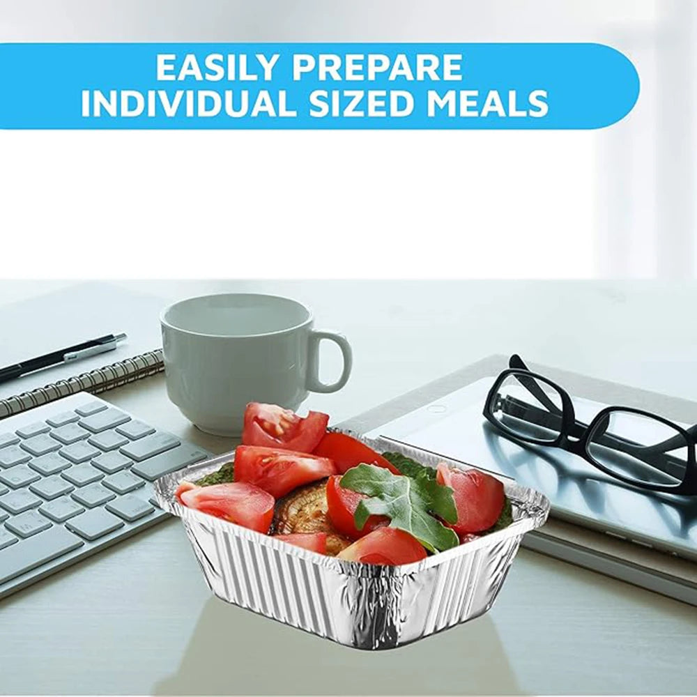 Disposable Aluminum Foil Pans with Clear Lids