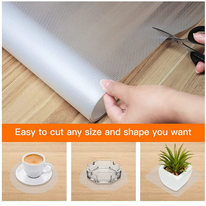 Reusable Shelf Cover Liners – Waterproof, Non-Slip, Moisture-Proof Drawer & Cabinet Mats