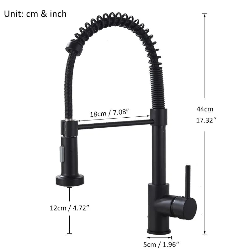 Matte Pull-Down Kitchen Tap  – Stylish, Versatile & Durable