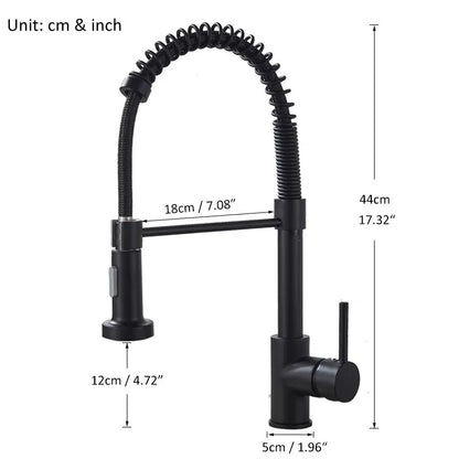 Matte Pull-Down Kitchen Tap  – Stylish, Versatile & Durable