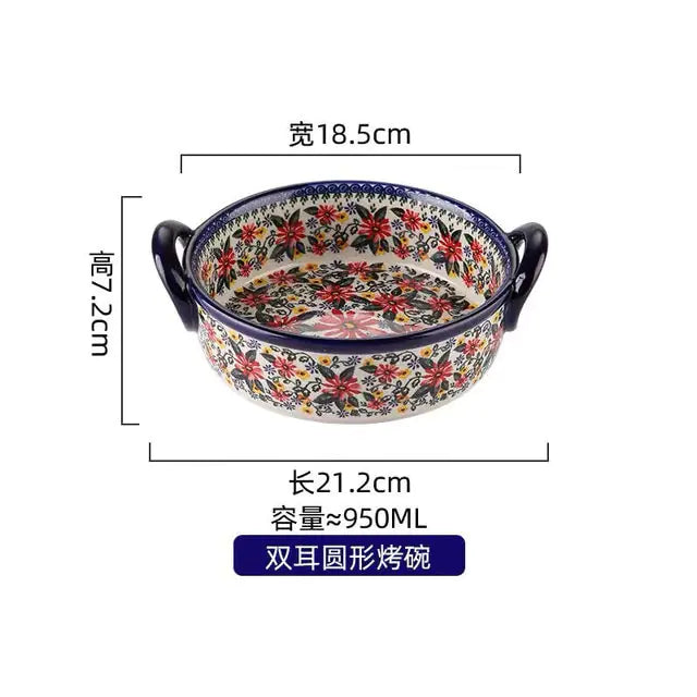 Polish Bowl and Plate Ceramic Tableware