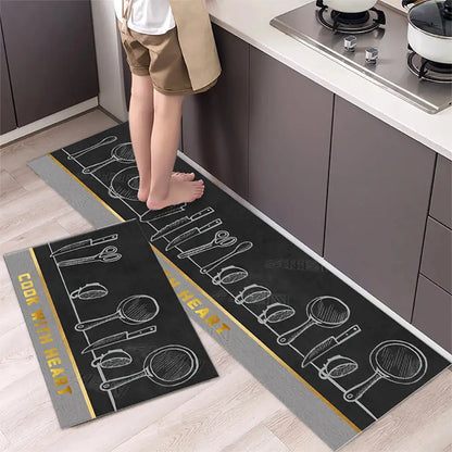 Modern Non-Slip Kitchen Mat