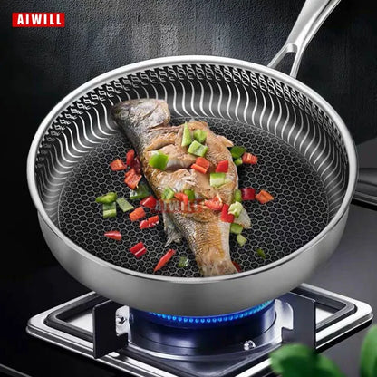 Steel Non-Stick Frying Pan