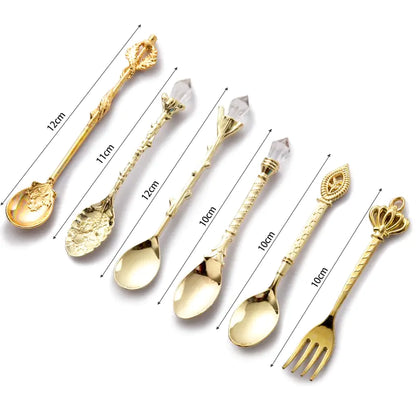 Vintage Dessert Royal Style Cutlery Set