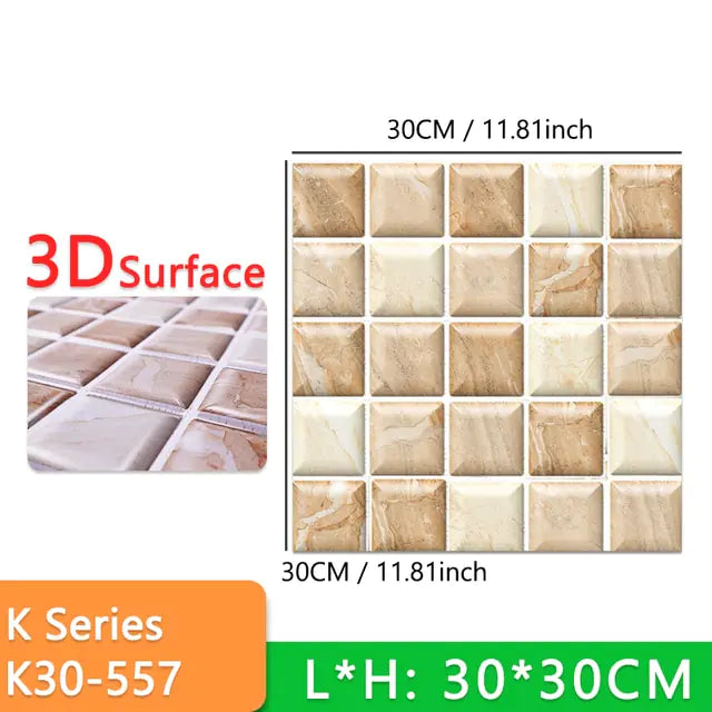 Thick Self-Adhesive Marble Floor Stickers