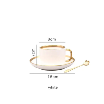 High-quality Matte Gilt Rim White Porcelain Dinner Tray Kitchen Plates Ceramic Tableware Food Dishes Rice Salad Noodles Bowl