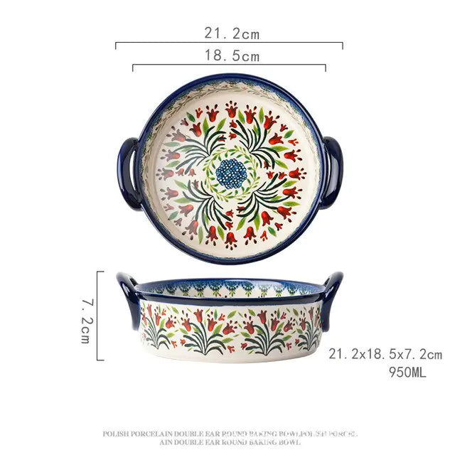 Nordic Ceramic Dinnerware Bakeware Set